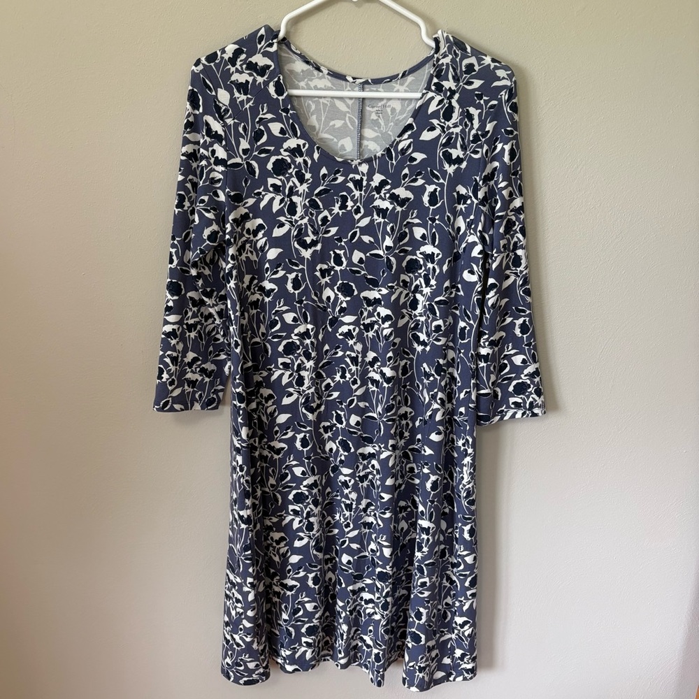 Garnet Hill Tencel Swing Dress Small